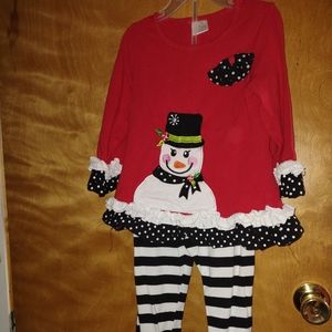 Girls size 4t Christmas outfit